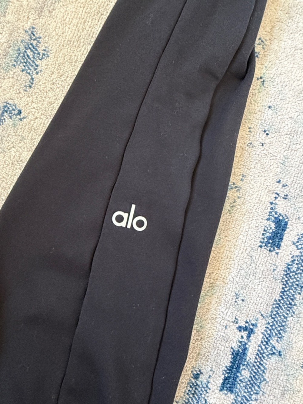 ALO Yoga Black Boot-Cut Flare Pants - Picture 5 of 13